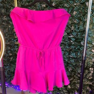 Pink Lilly romper